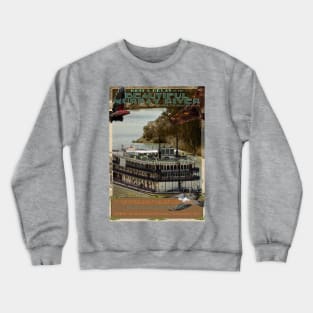 River Murray Retro Travel 02A Crewneck Sweatshirt